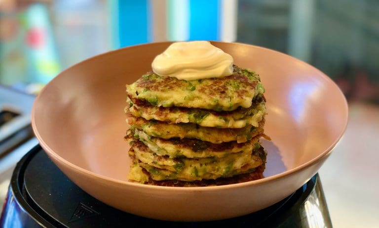 Easy Halloumi Fritters
