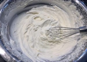 whipping cream