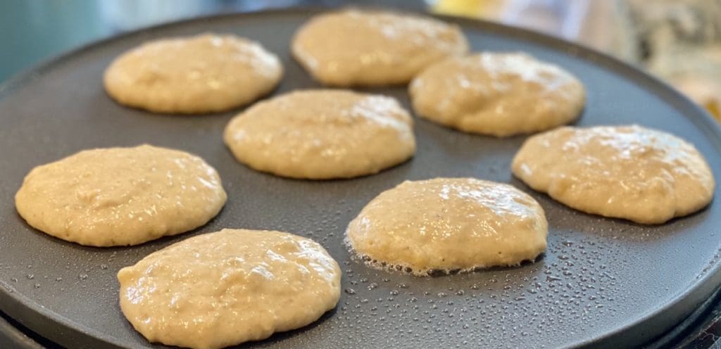 how to make banana oat pancake