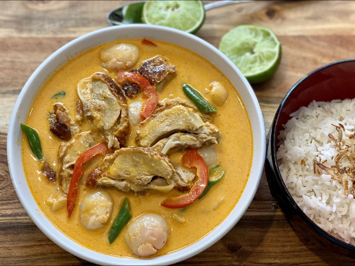 Red Duck Curry With Lychees 3catsfoodie 8801