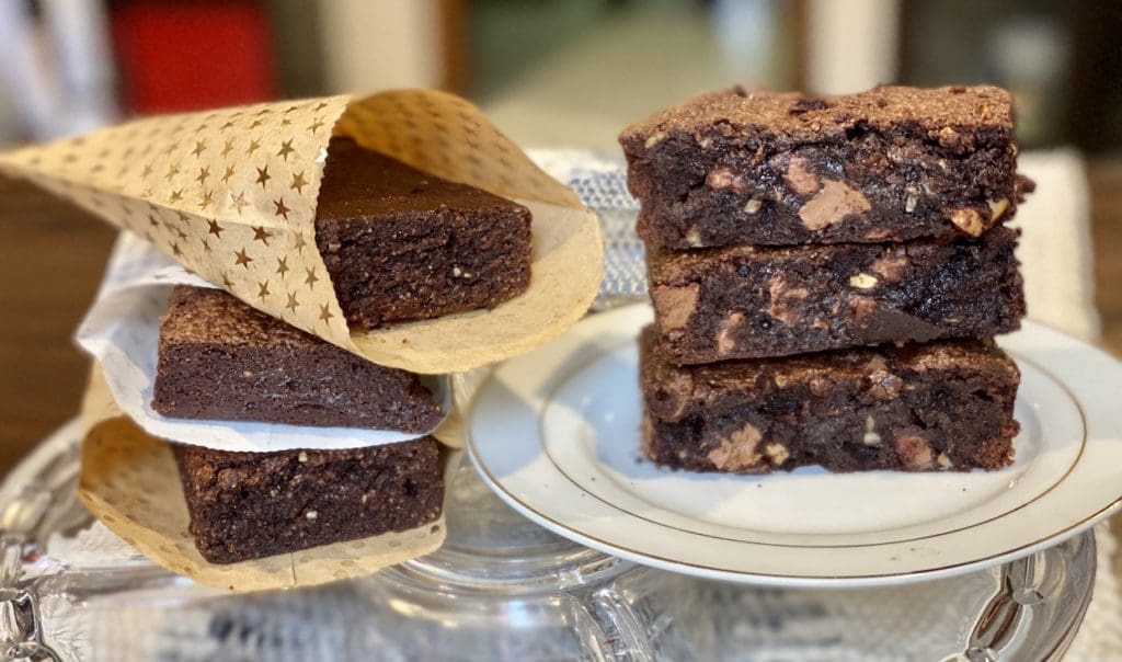 chocolate hazelnut brownies