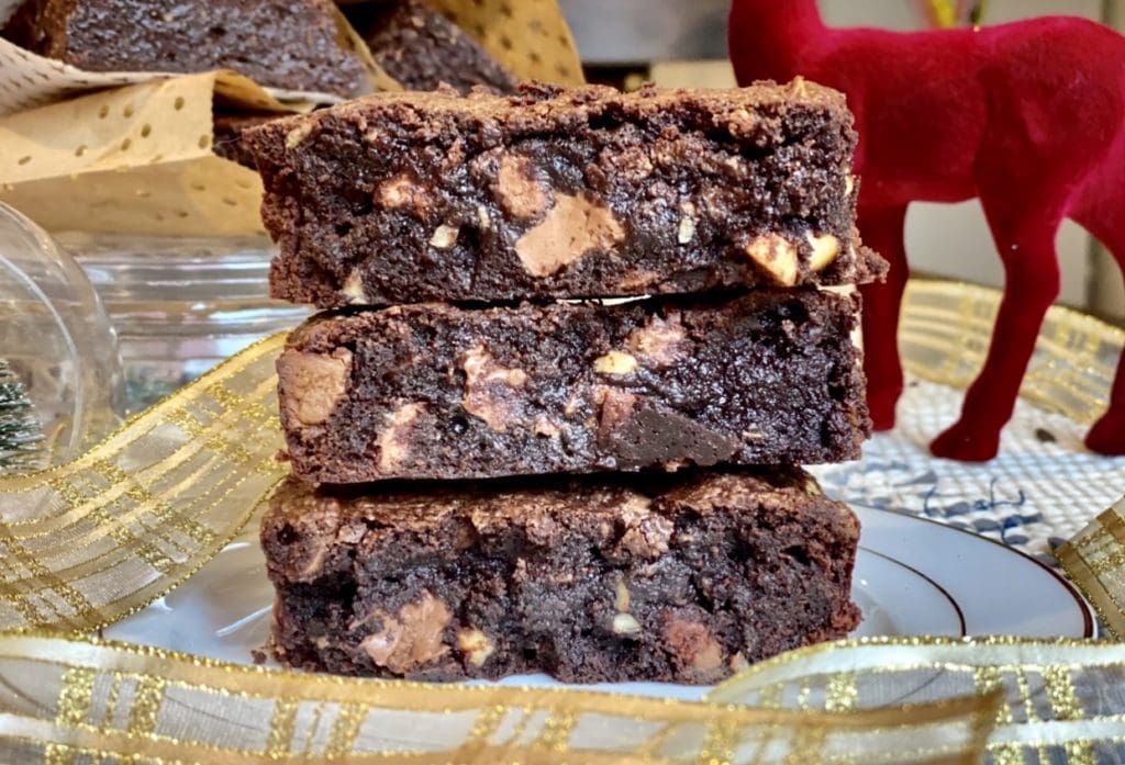 chocolate hazelnut brownies