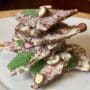 Chocolate Bark With Candy Cane