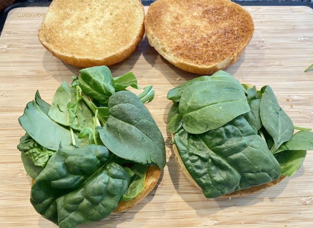 making portobello mushroom burgers