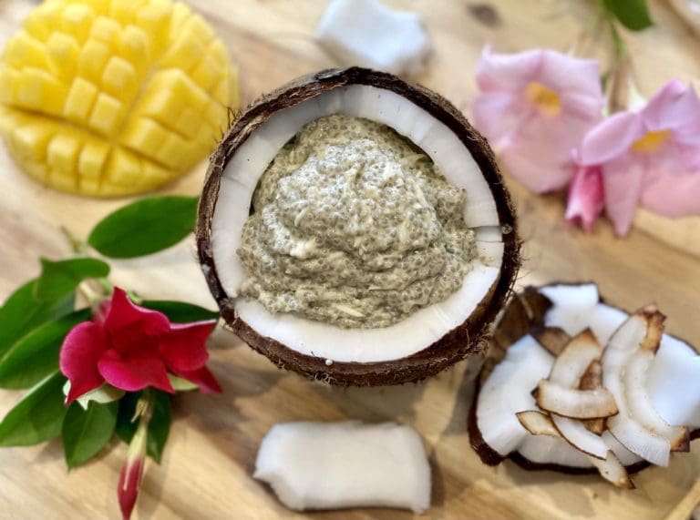 Mango Coconut Chia Pudding