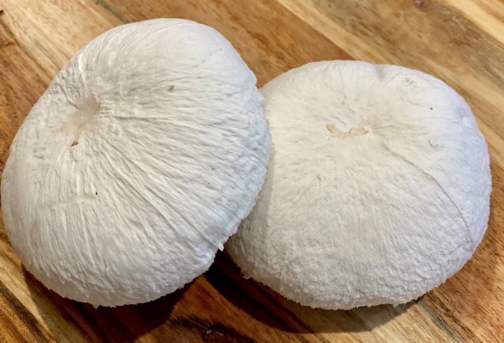 preparing portobello mushrooms