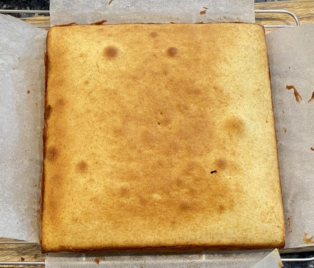 baking the butter cake