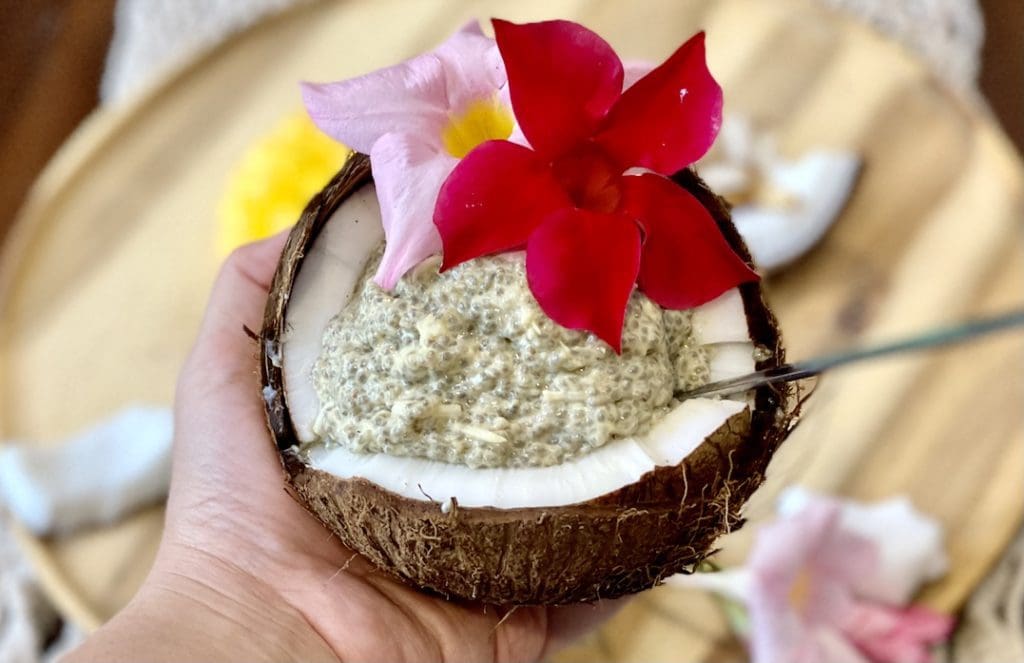 mango coconut chia pudding