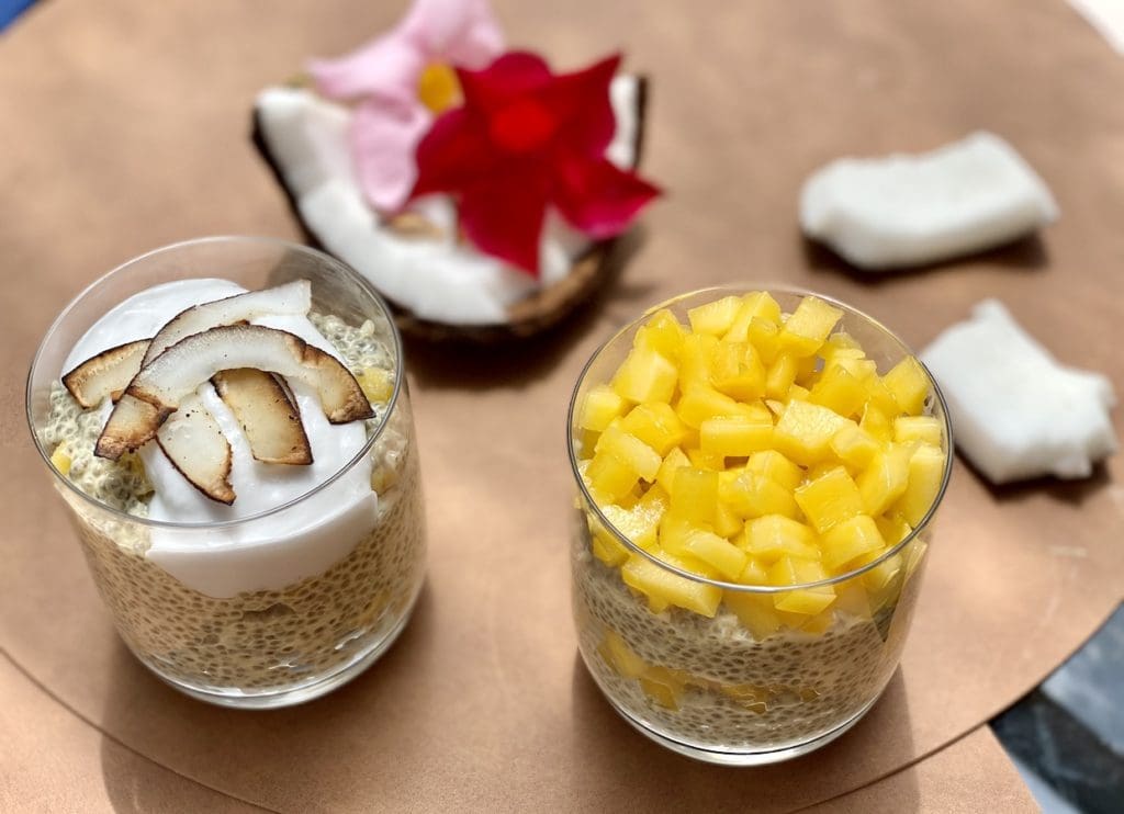 Mango Coconut Chia Pudding