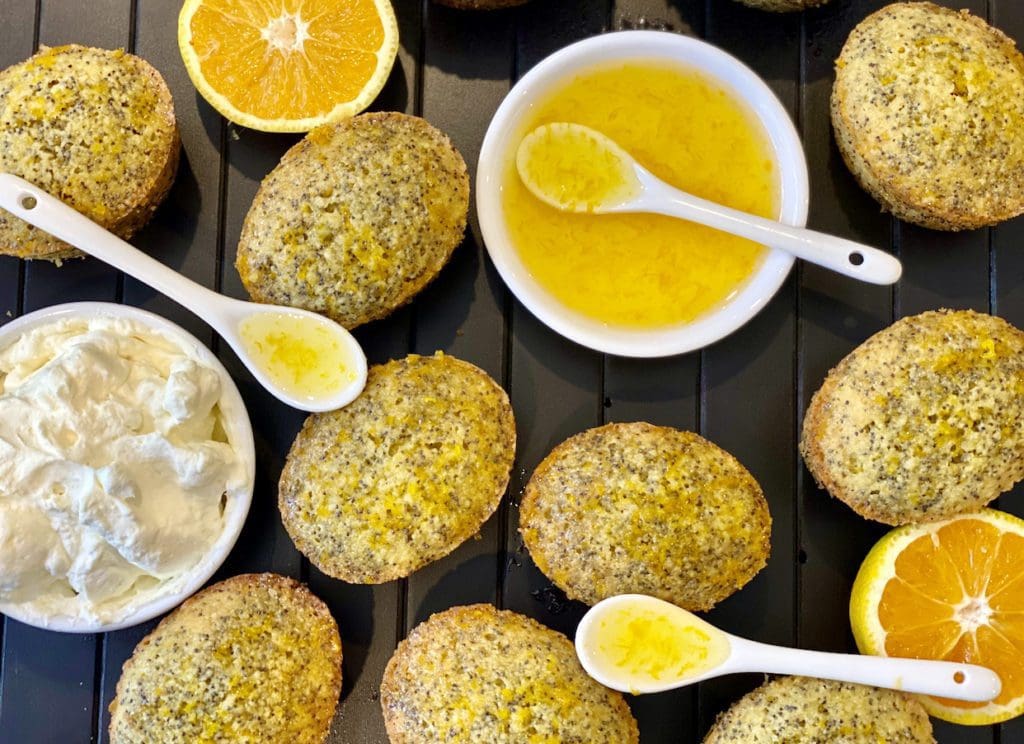 Orange and Poppy Seed Friands