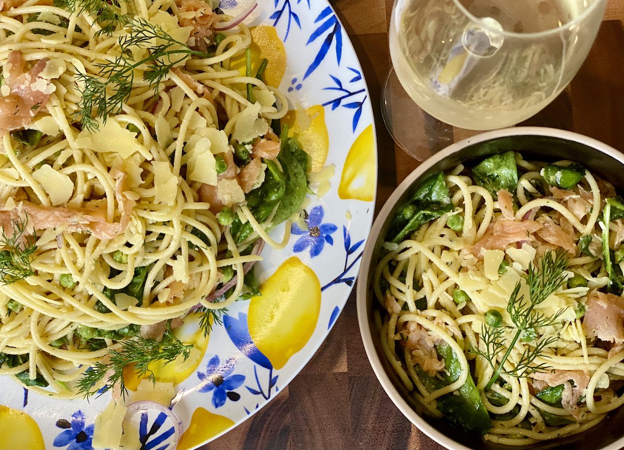 SMOKED SALMON SPAGHETTI