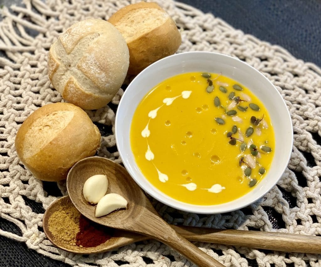 Pumpkin bean soup