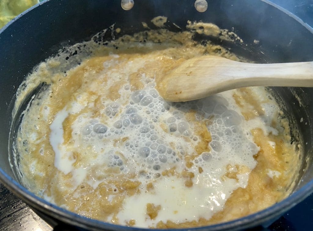 making mornay sauce