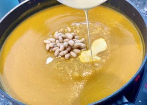 Pumpkin and bean soup