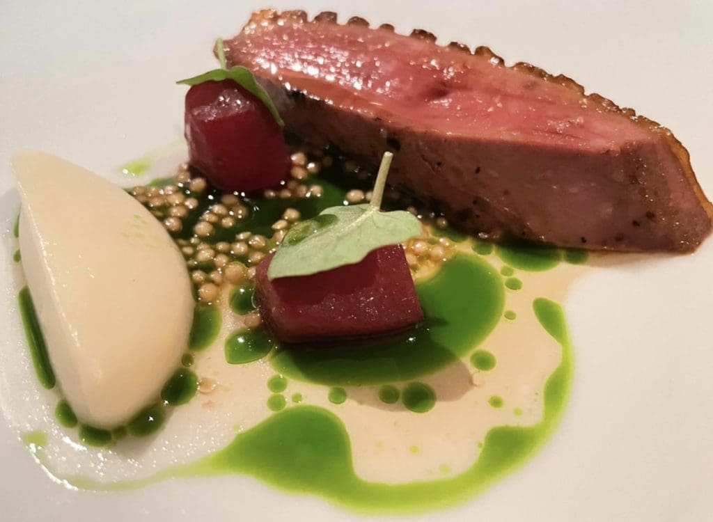Duck Breast with White Turnip