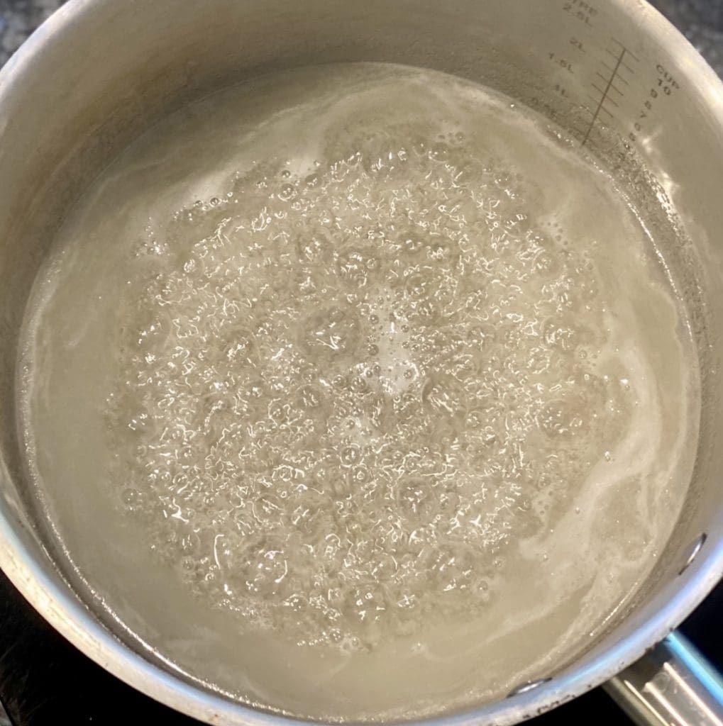 cooking the sugar