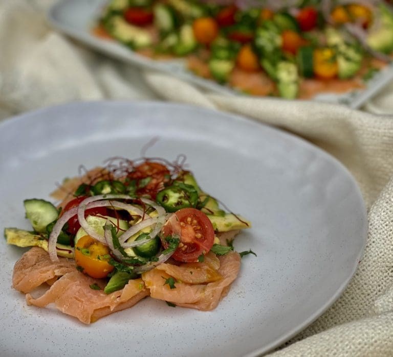 Smoked Salmon Ceviche