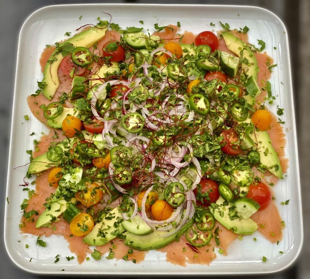 Smoked Salmon Ceviche