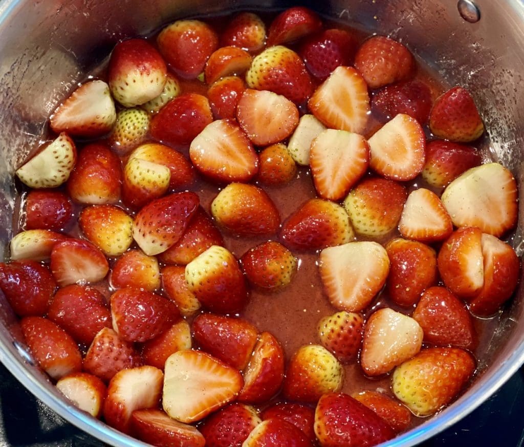 strawberry compote