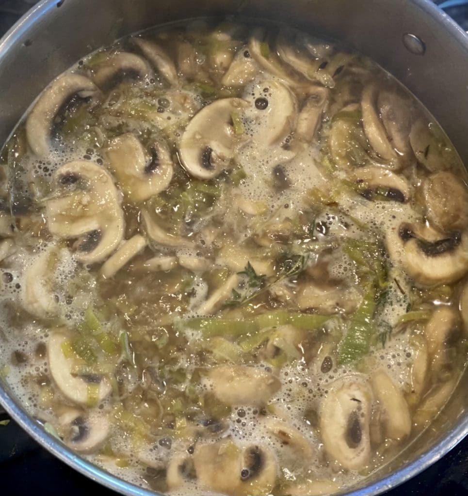 Mushroom Leek Soup