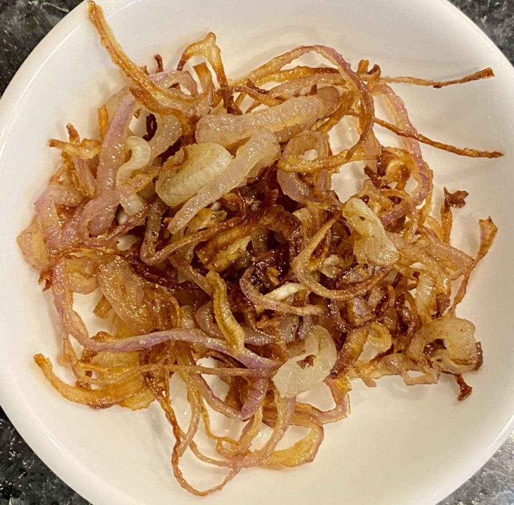 fried shallots and garlic