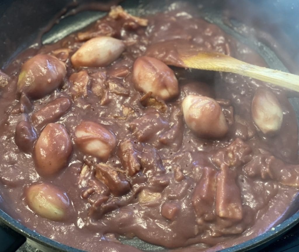 making the stew