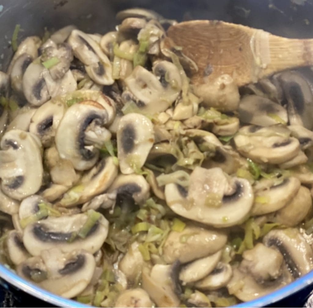 Mushroom Leek Soup