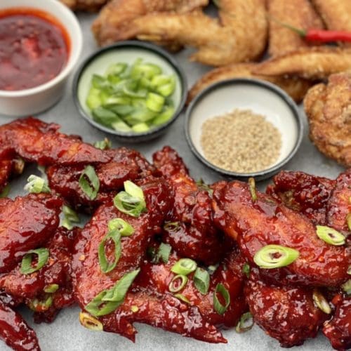 Spicy Korean Chicken Wings