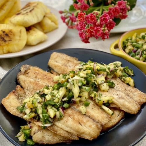 Fish with Pineapple Salsa