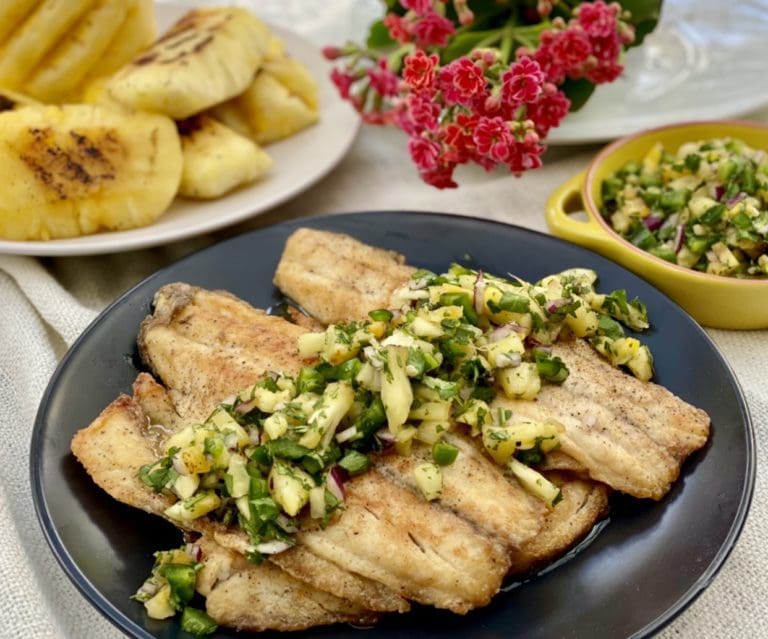 Fish with Pineapple Salsa
