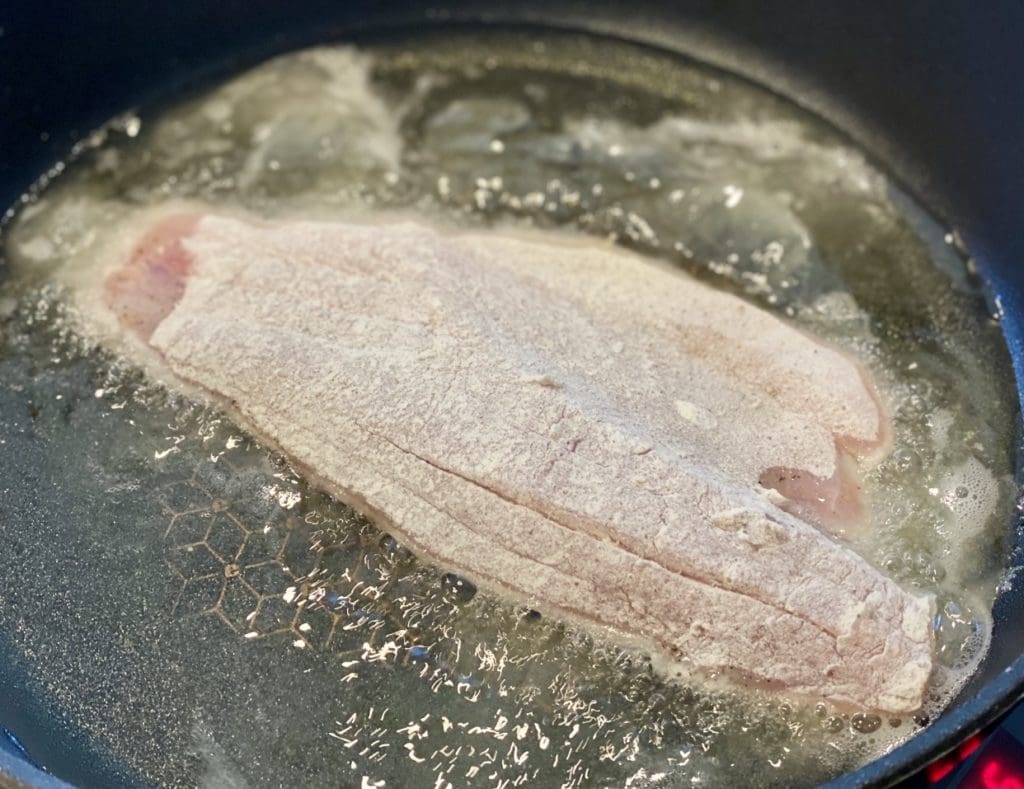 frying fish