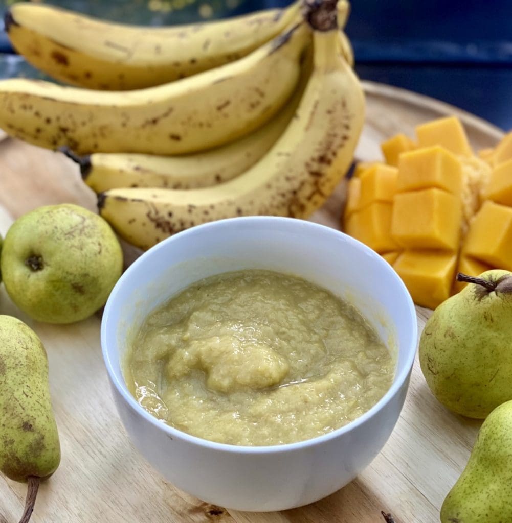 Baby Banana Puree Baby Banana Puree