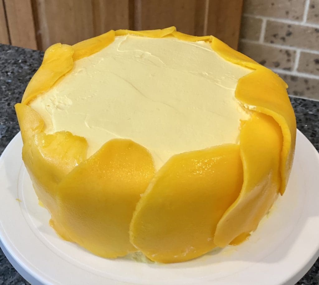 Raw Mango and Passionfruit Summer Celebration Cake - Ascension Kitchen