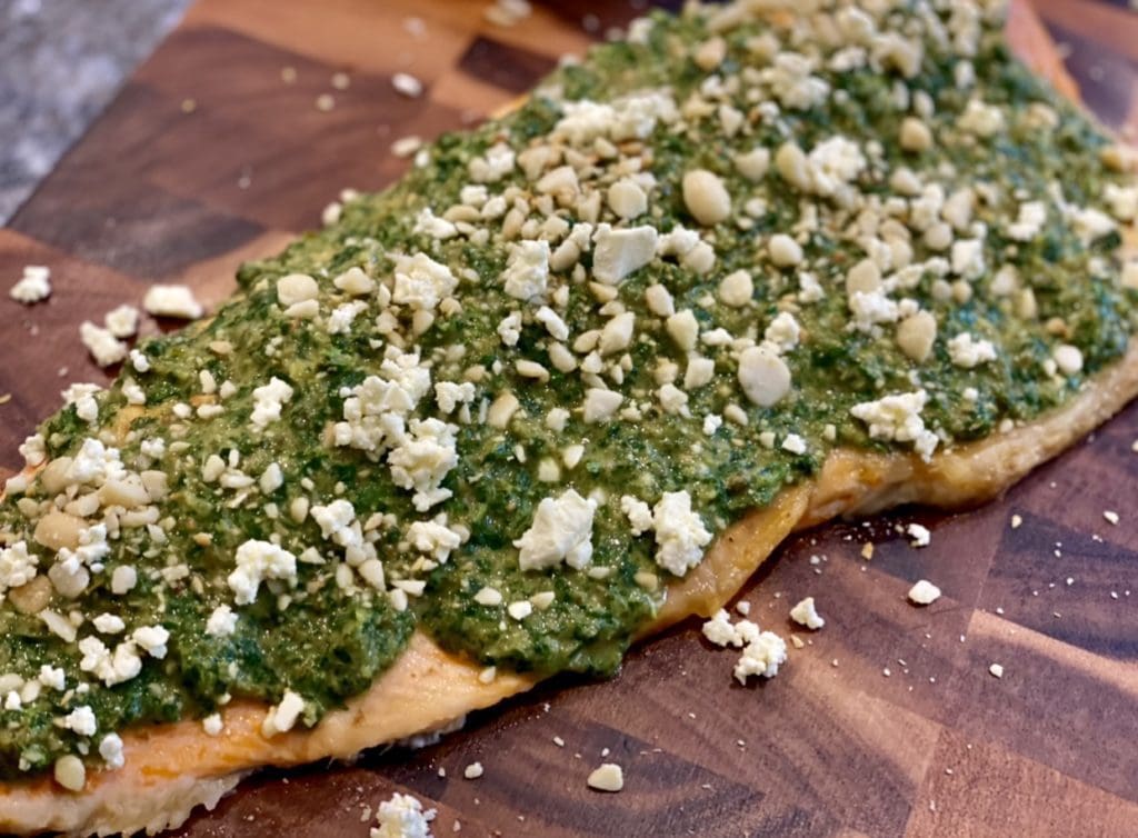 Salsa Verde with Salmon