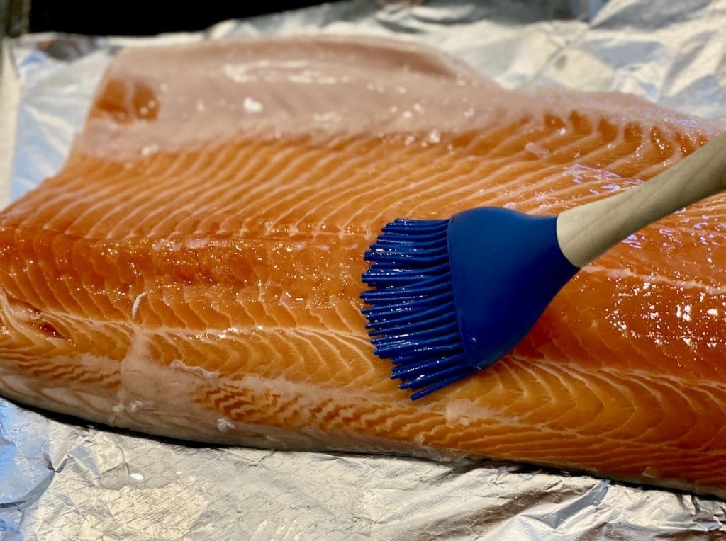 seasoning salmon