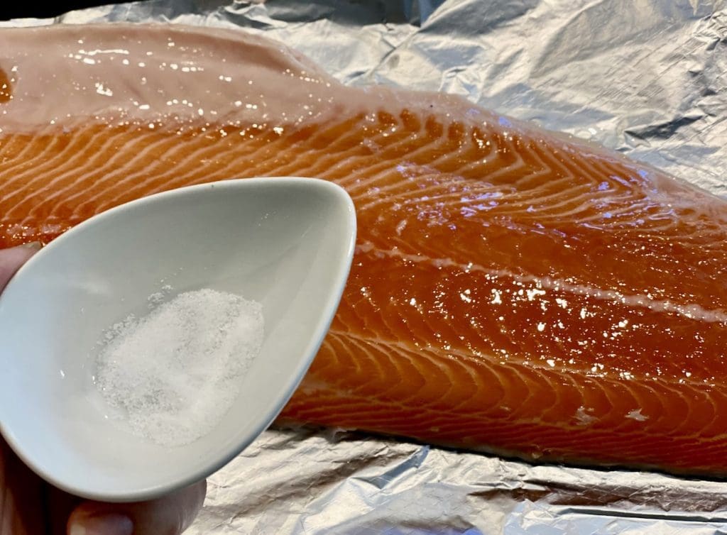 seasoning salmon