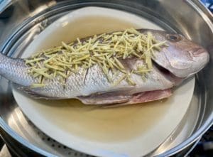 Chinese steamed fish