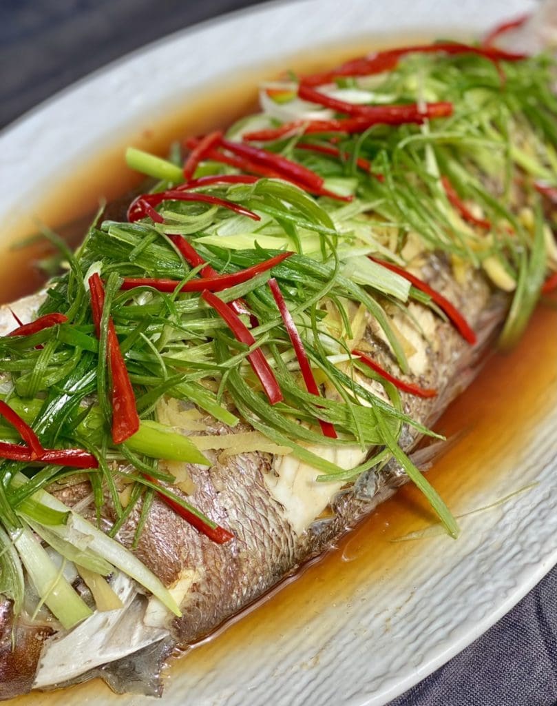 Chinese steamed fish