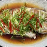 Chinese steamed fish