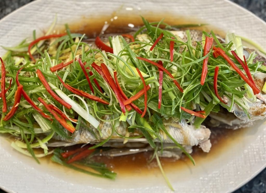 Chinese steamed fish