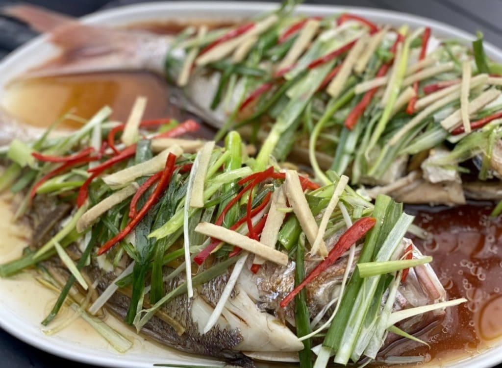 Chinese steamed fish