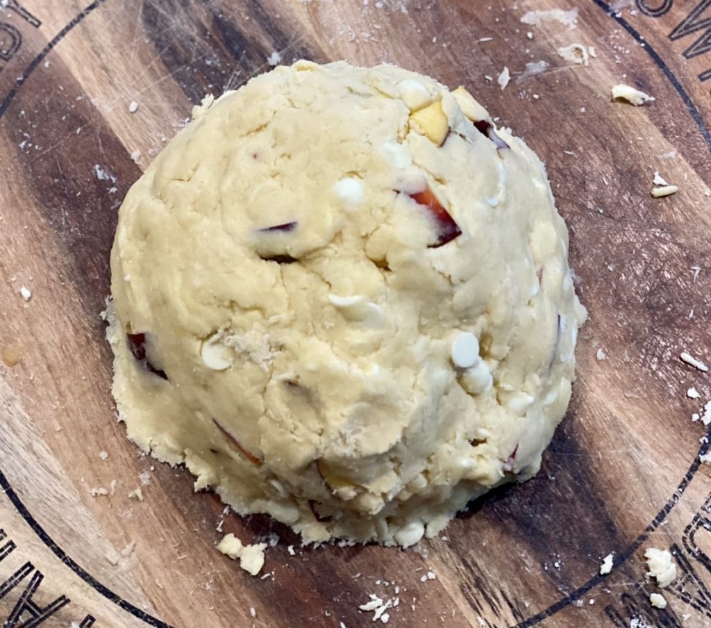 preparing the dough