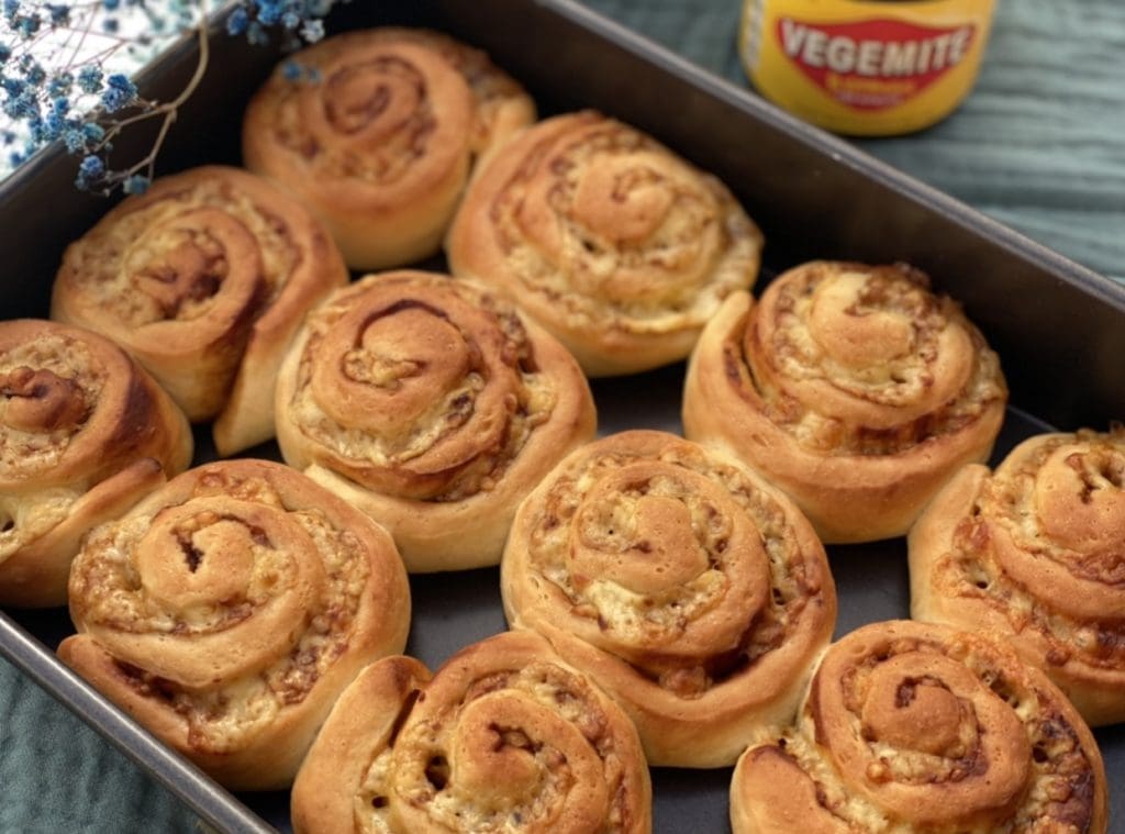 Cheese and Vegemite Scrolls