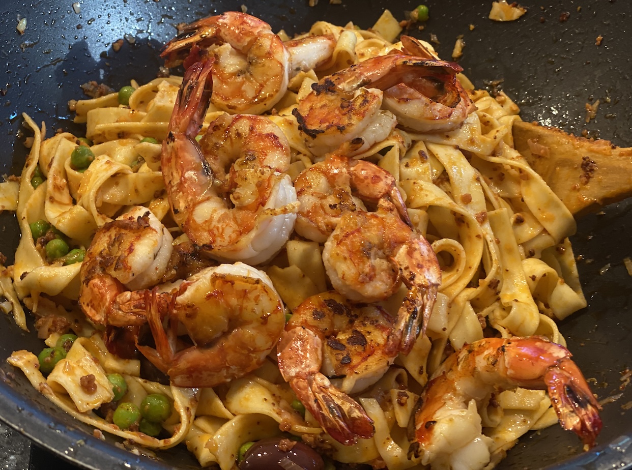 Prawn and Chorizo Pasta