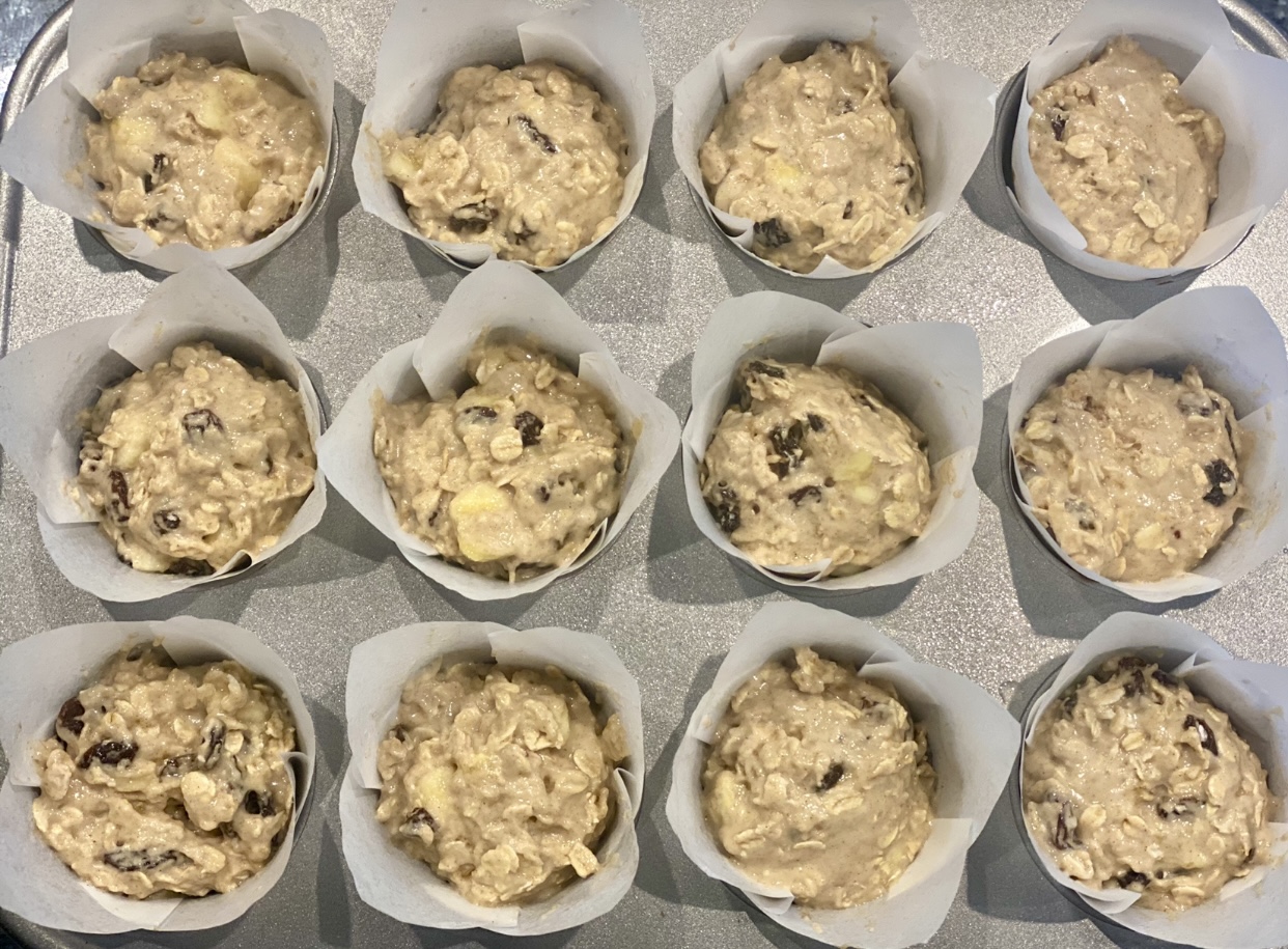 Banana Oat Muffins