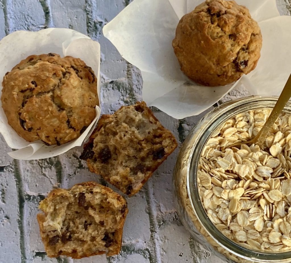 Banana Oat Muffins