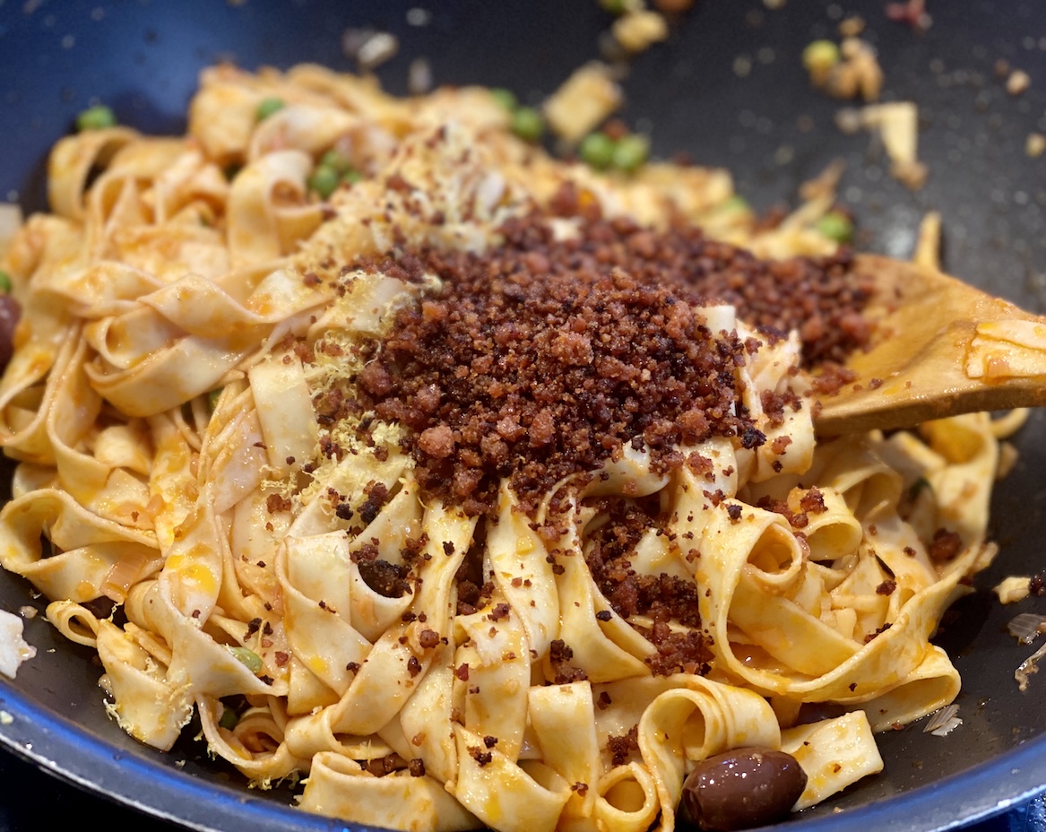 Prawn and Chorizo Pasta