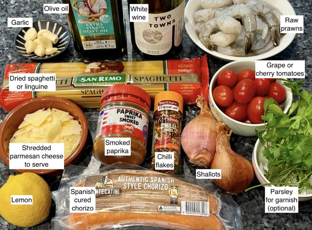 ingredients list