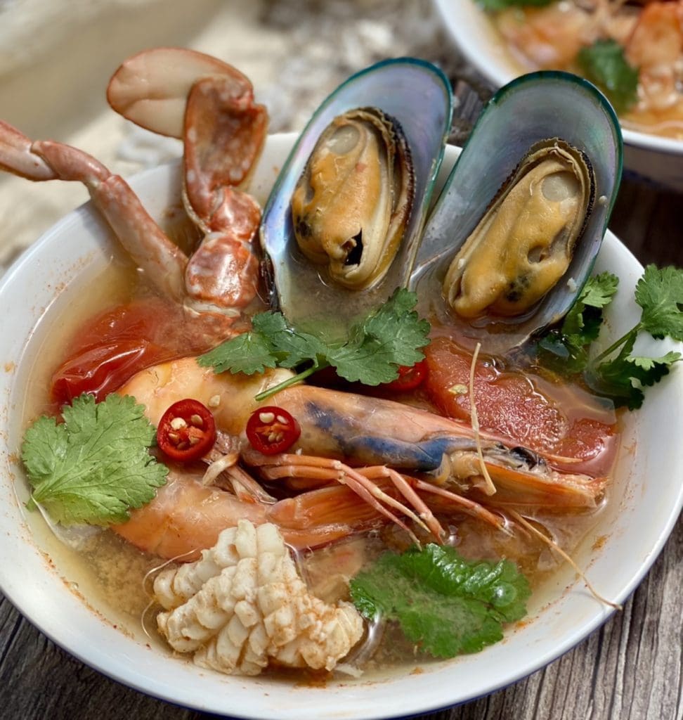 Thai Seafood Soup - 3CatsFoodie