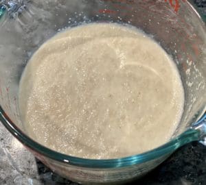 hydrating the yeast